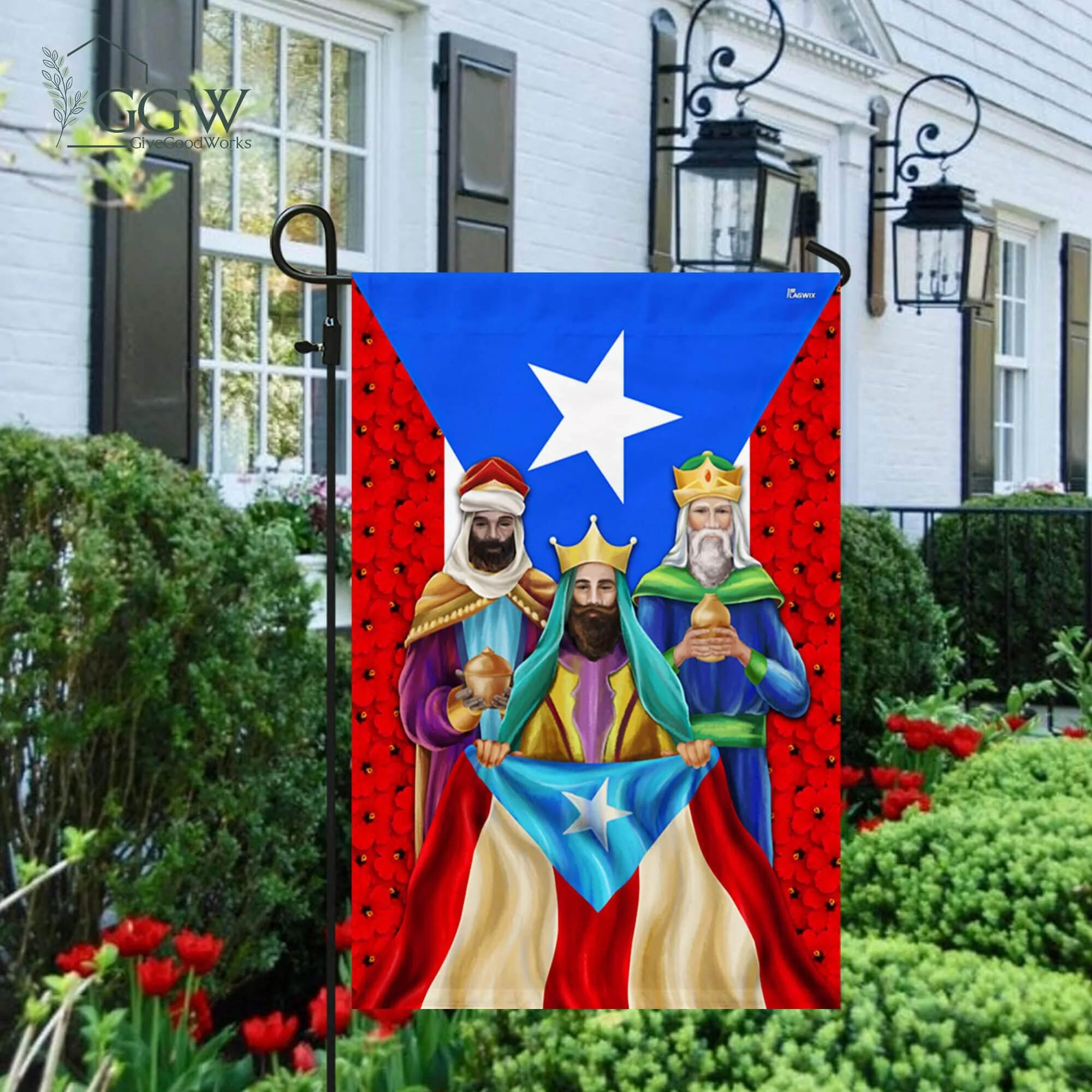 Flag with three kings