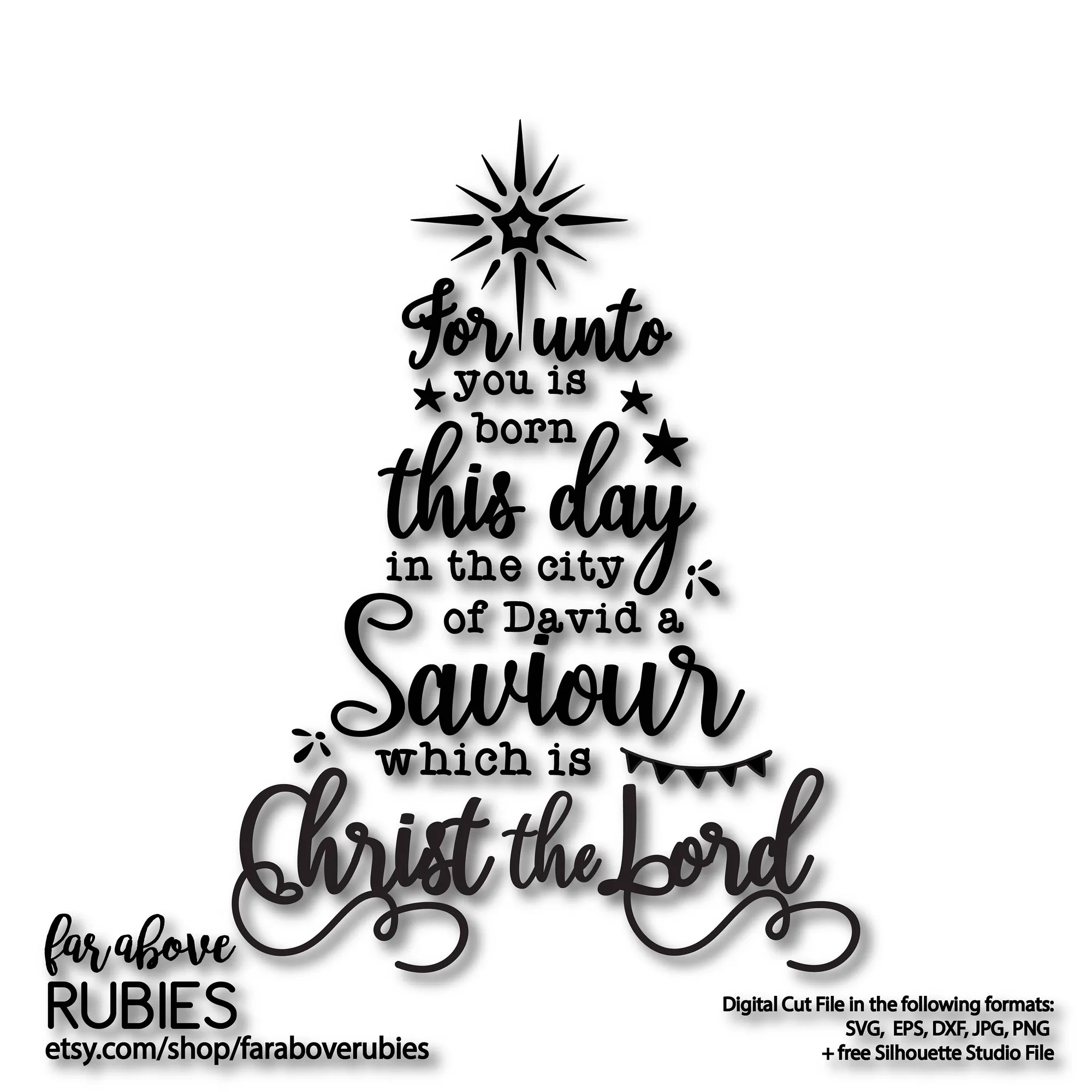 christmas lights with bible verse