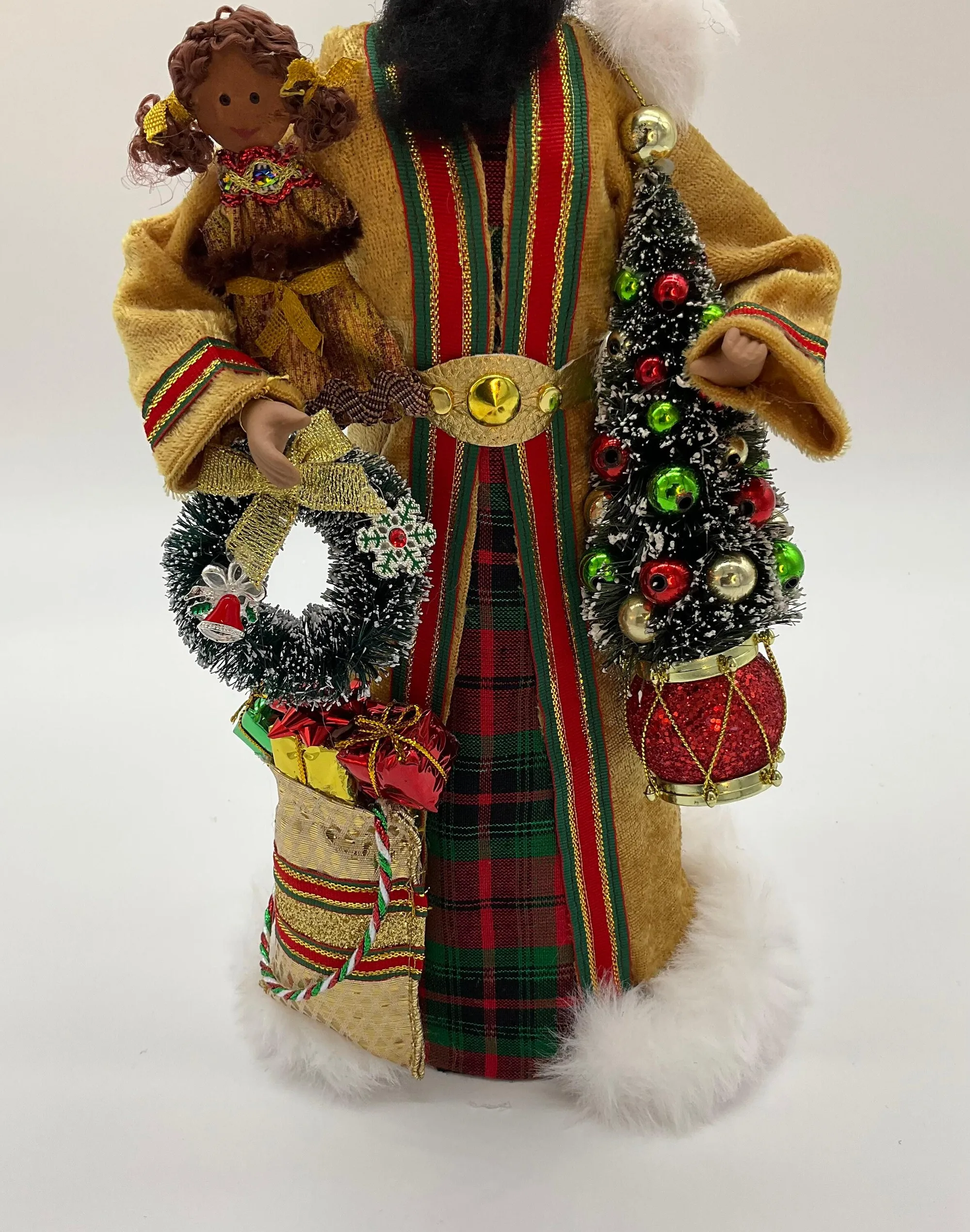 black santa claus figurines printable page 7