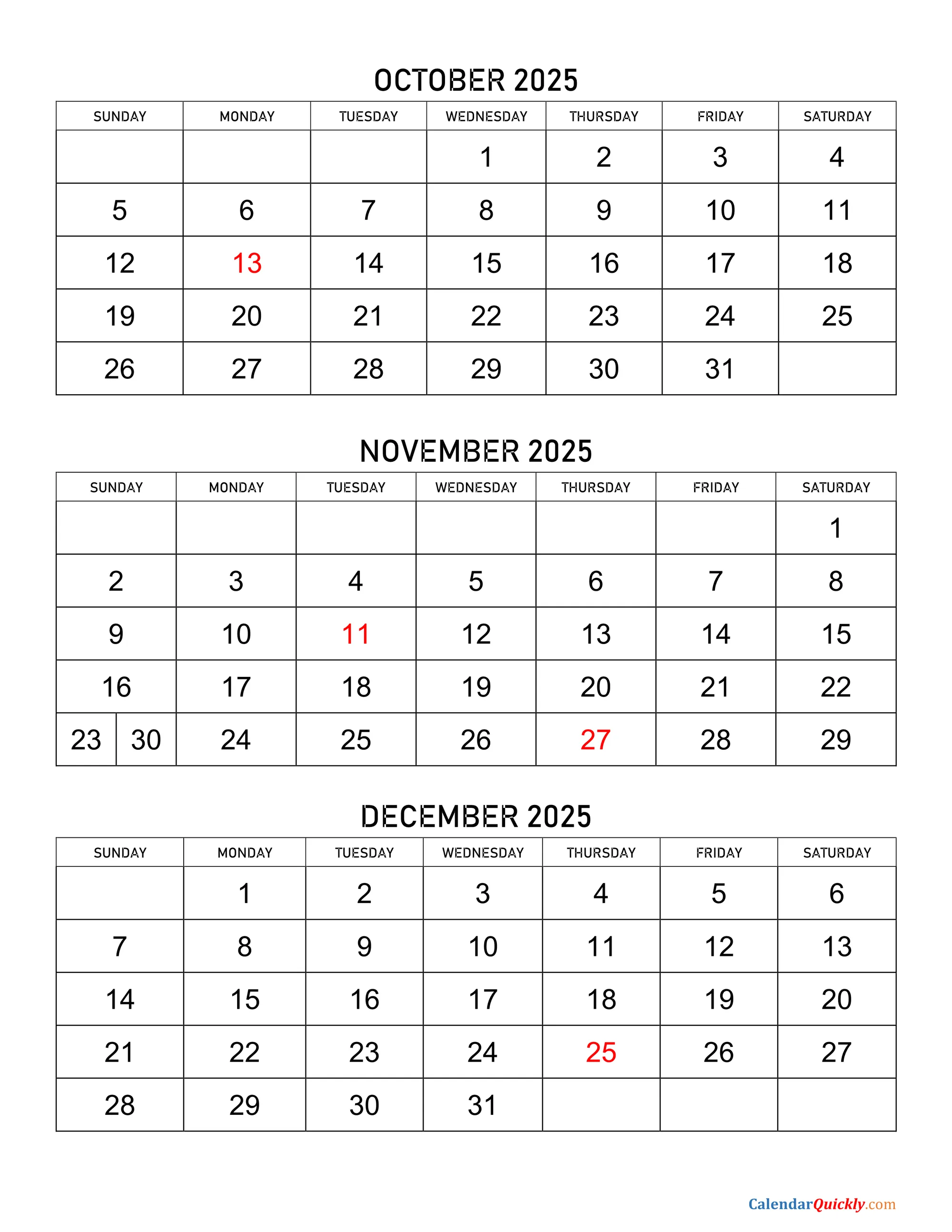calendar for month of december printable page 7
