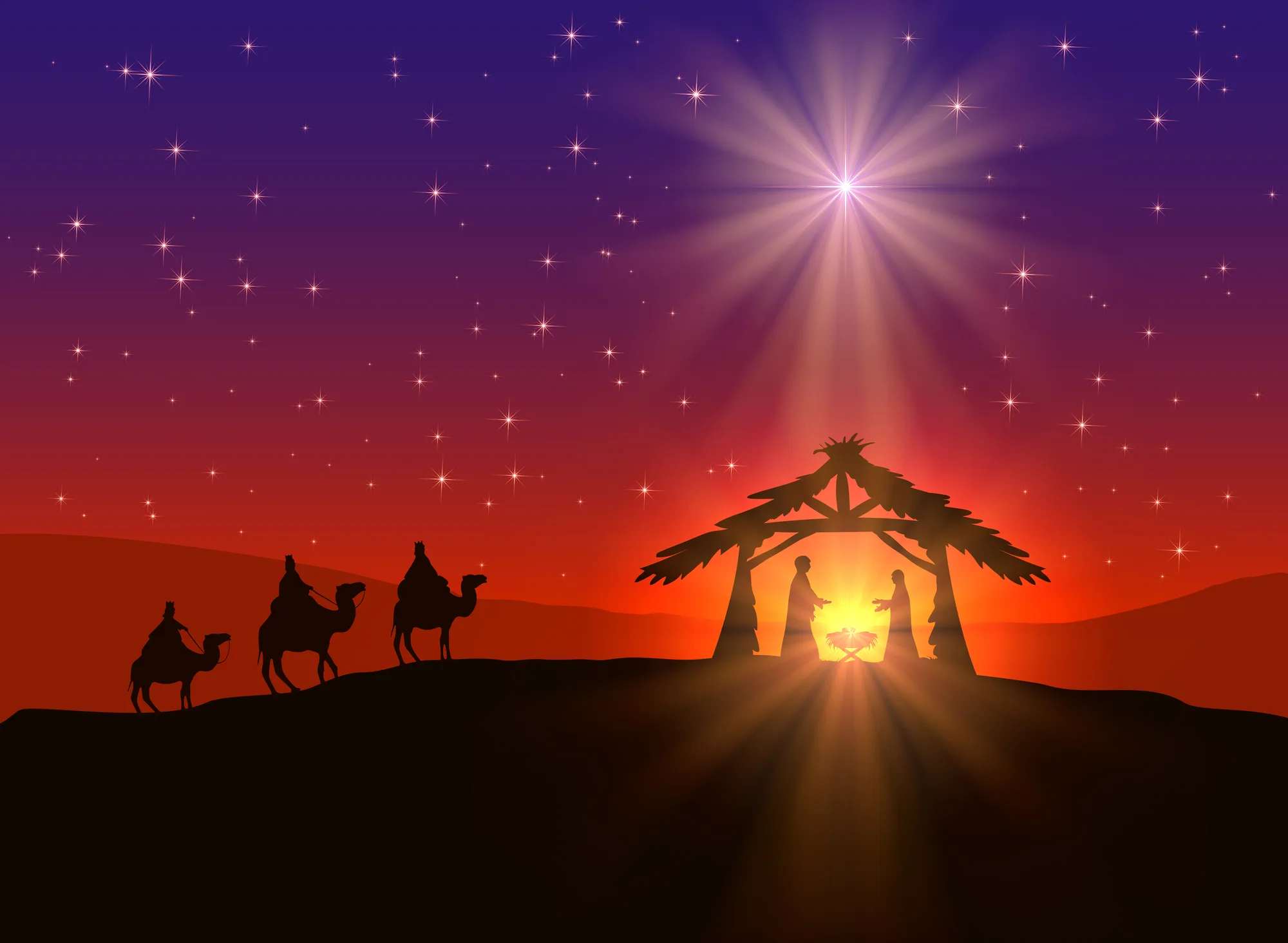 christian christmas background printable page 4