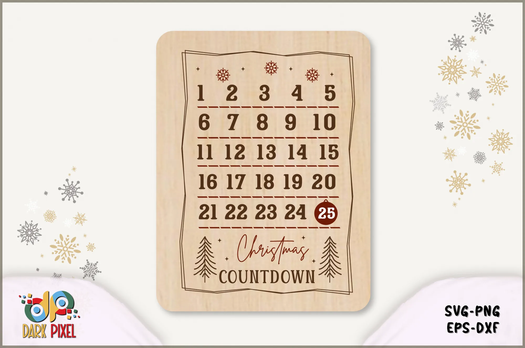 Christmas tree widget design