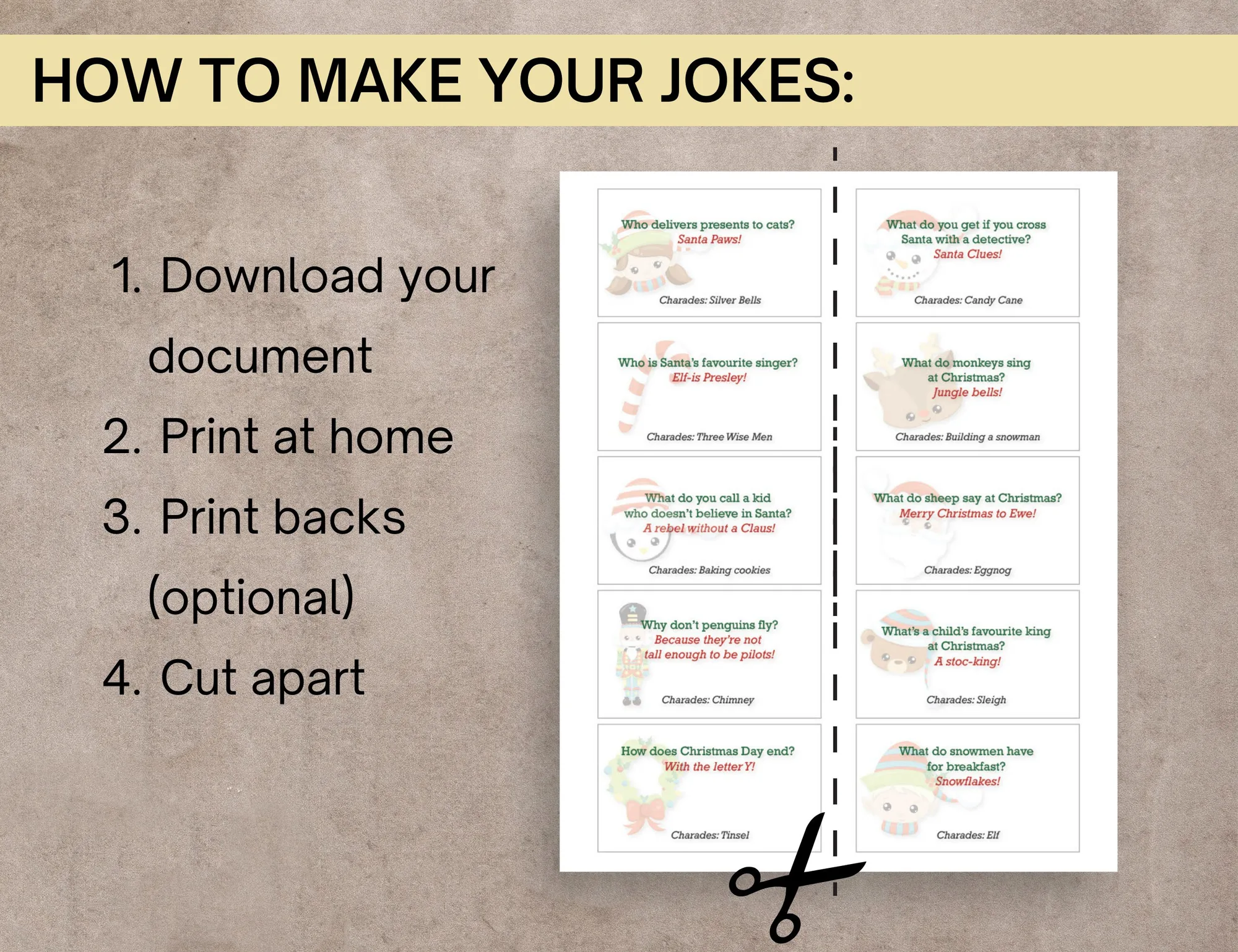 corny christmas.jokes printable page 2