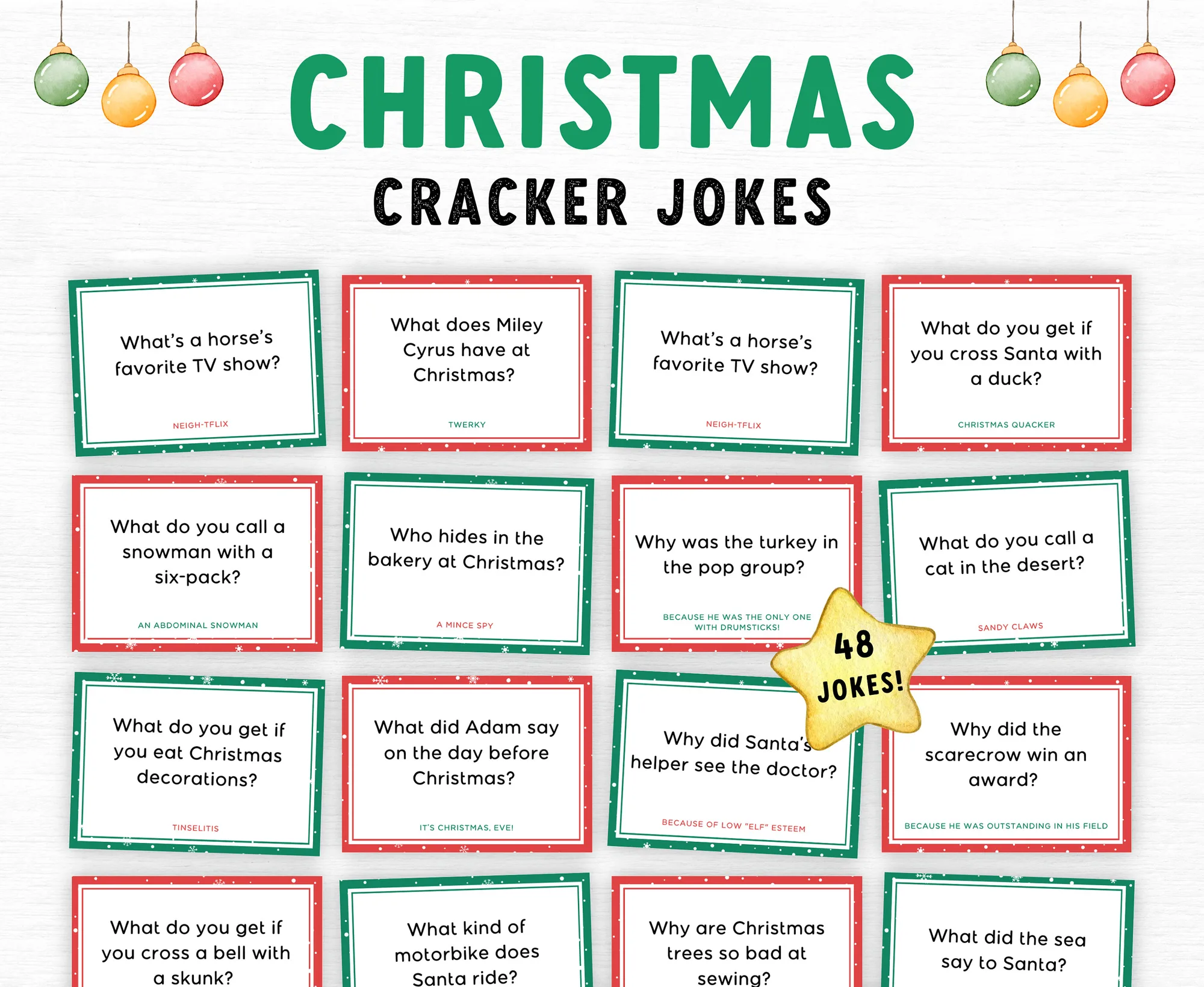 corny christmas.jokes - Cracker Jokes And Riddles at Brenda Owens blog