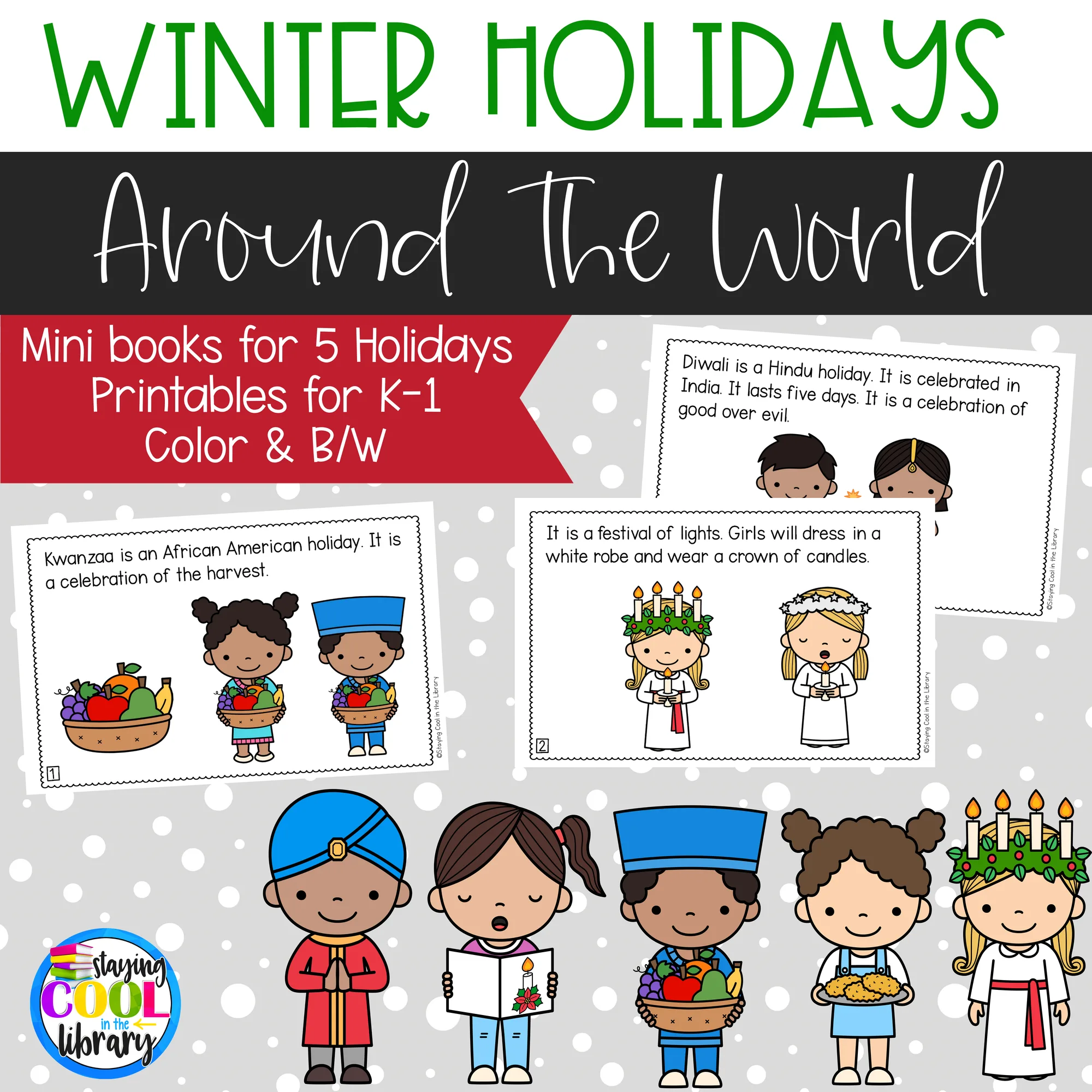 december holidays around the world printable page 1
