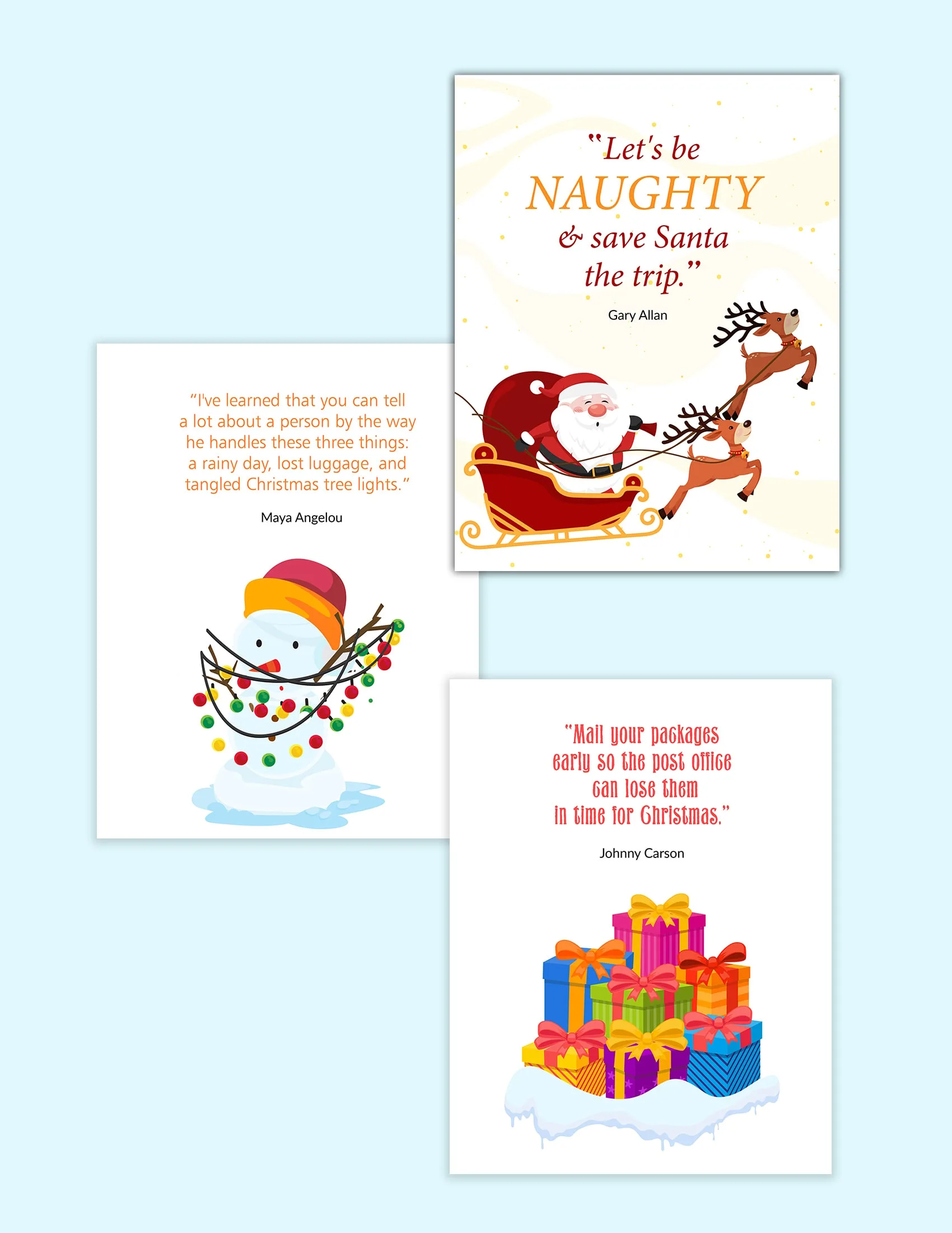 funny christmas sayings printable page 6