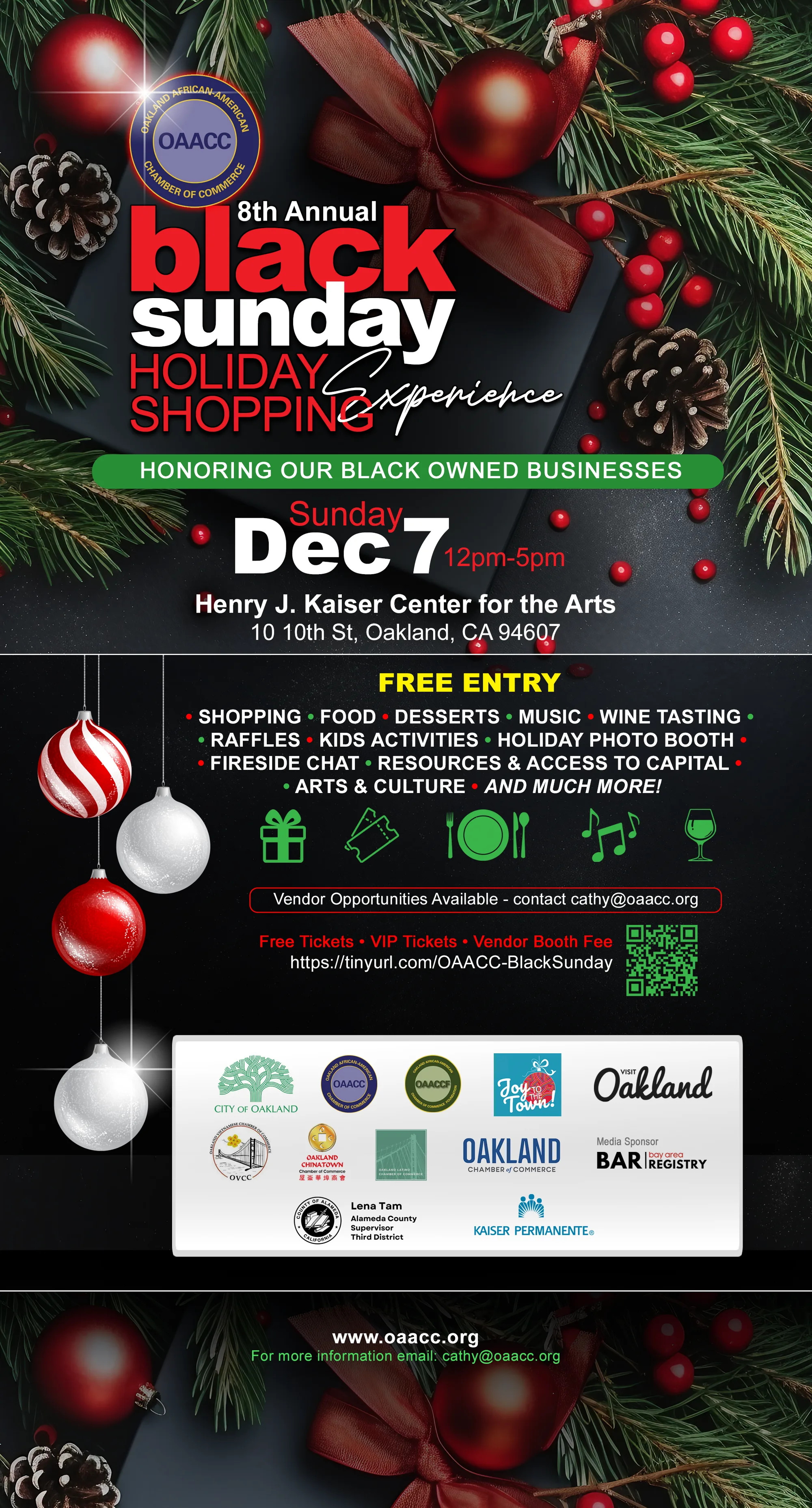 holidays on december 8th - 8th Annual Black Sunday HOLIDAY SHOPPING Experience
