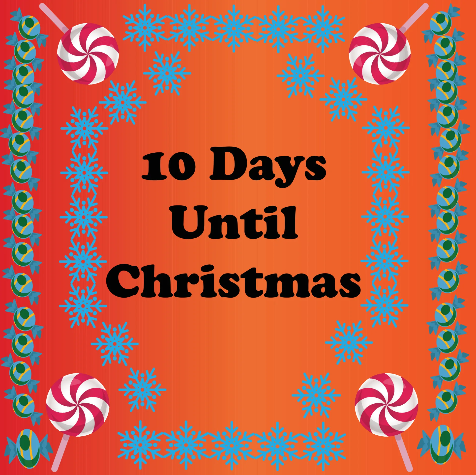 10 days till christmas