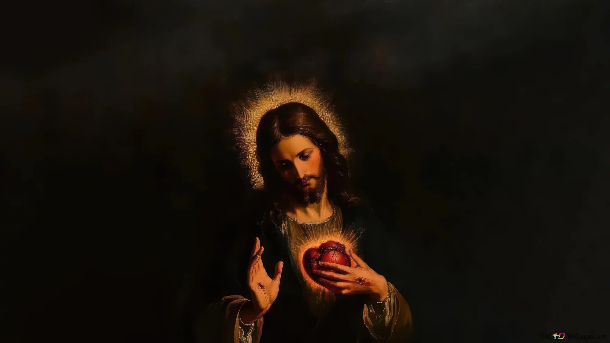 jesus and merry christmas - Jesus Christ Merry Christmas 4K wallpaper download