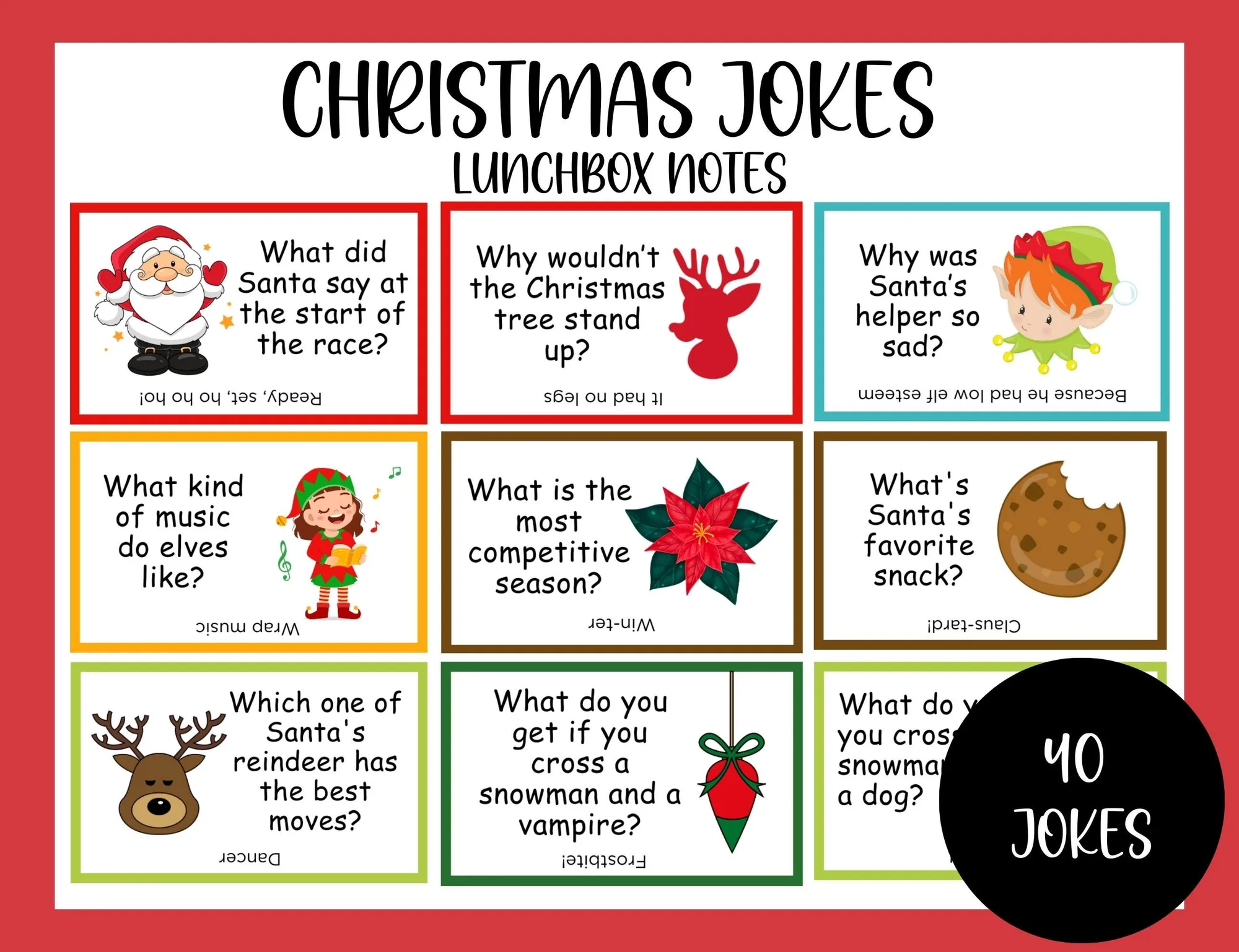 kids christmas jokes printable page 5