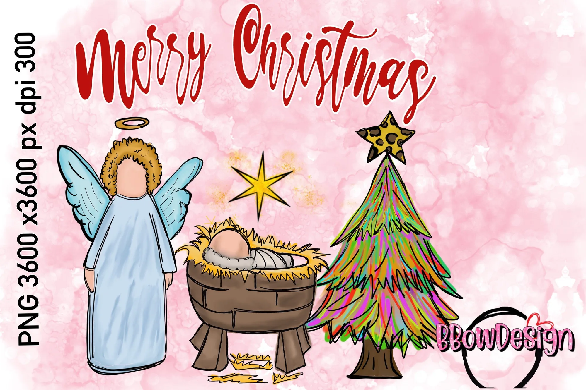merry christmas christian printable page 6