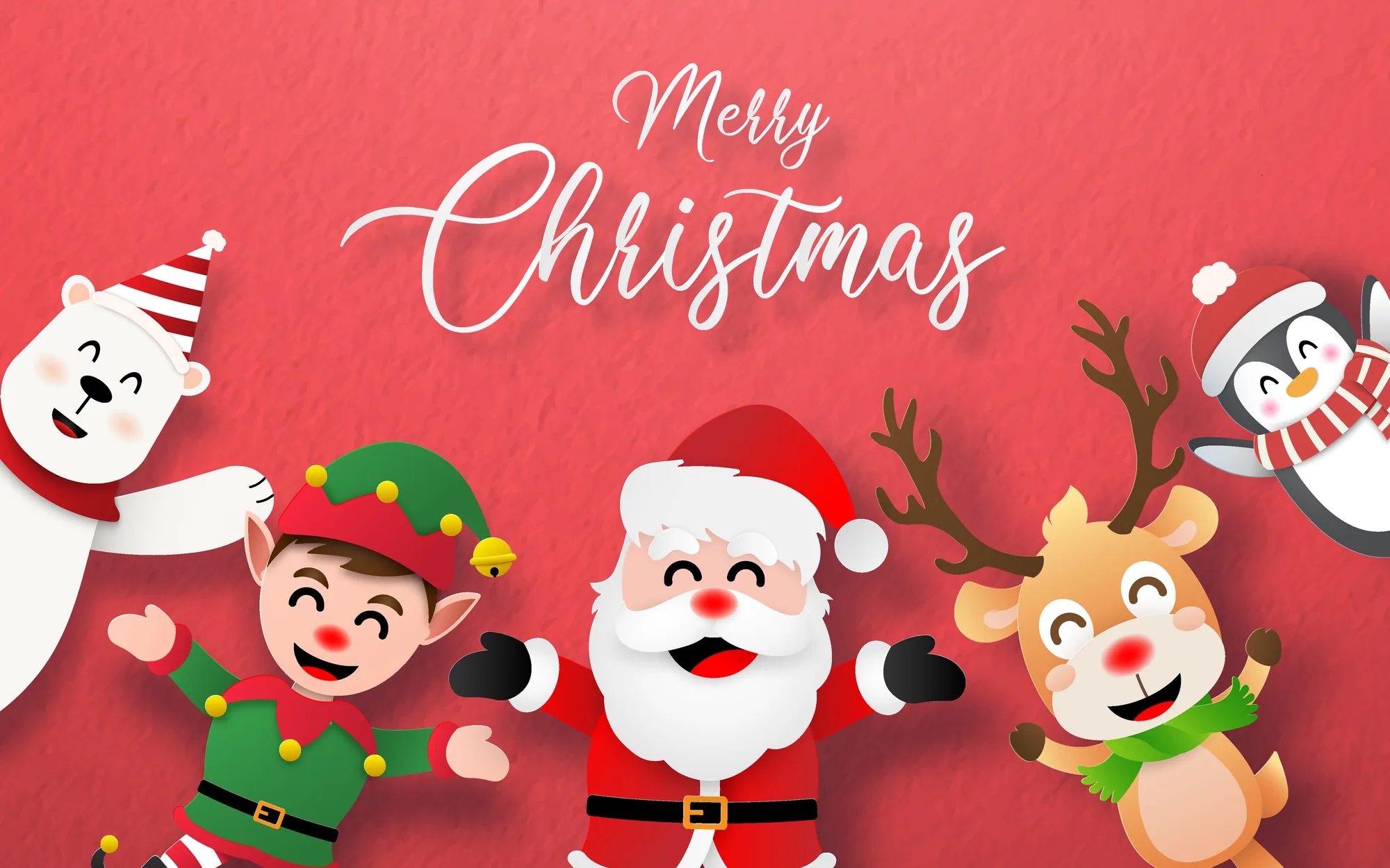 Christmas card vector art