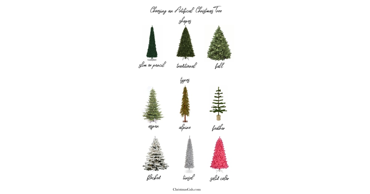 29 Types of Christmas Trees Printable Coloring Pages