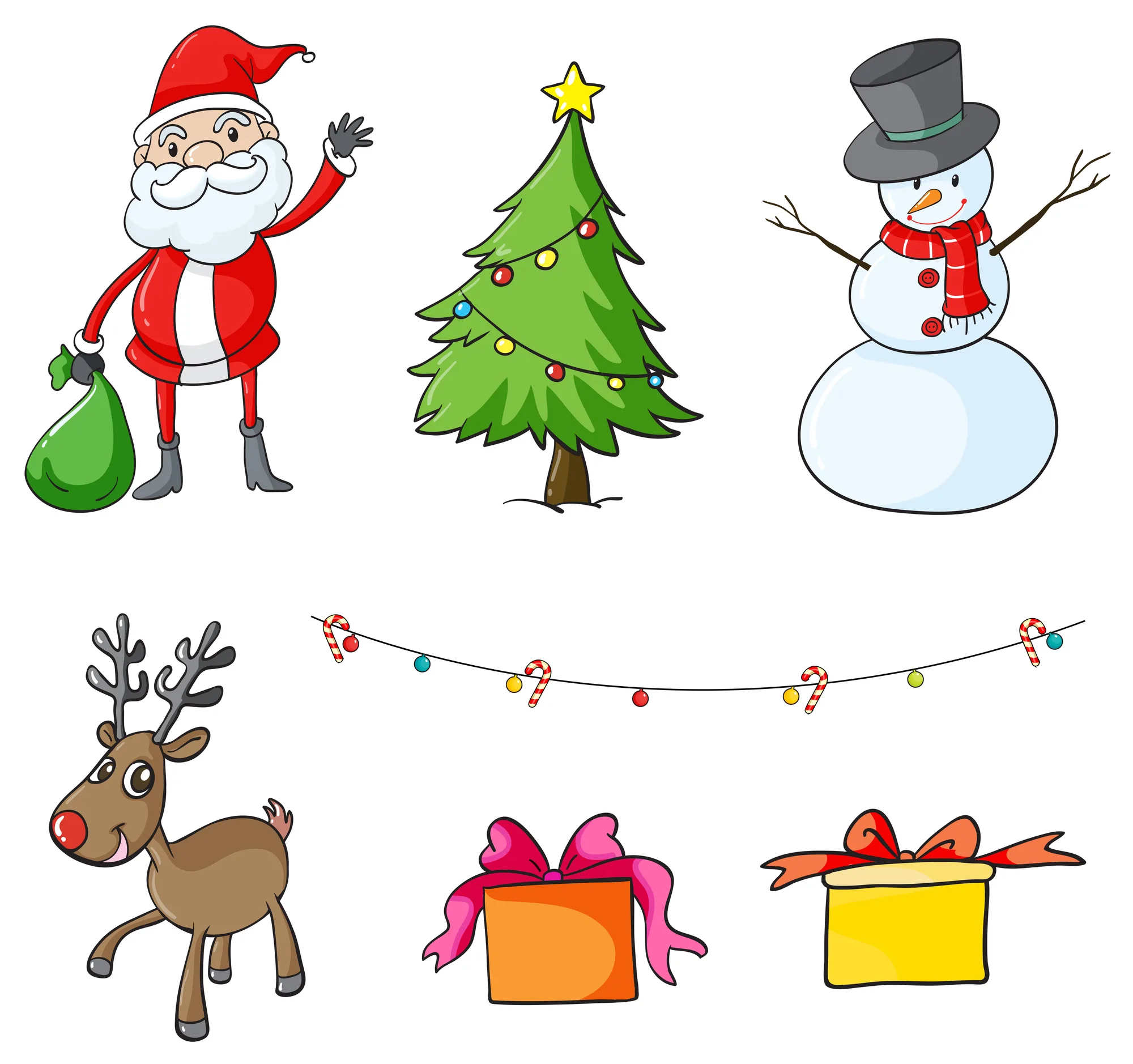 what are christmas symbols - Christmas Symbols Free Vector Art Free Downloads)