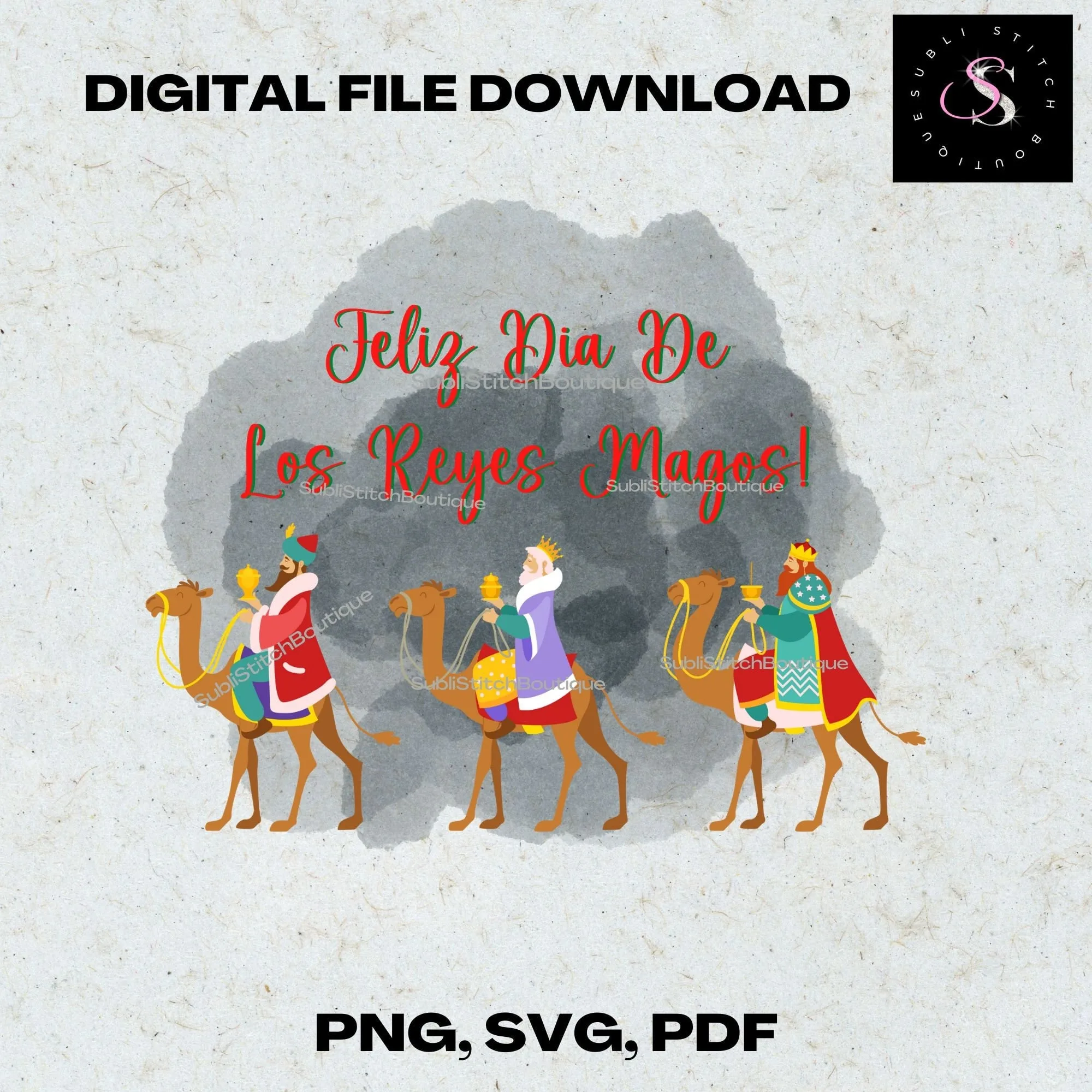three kings' day scene