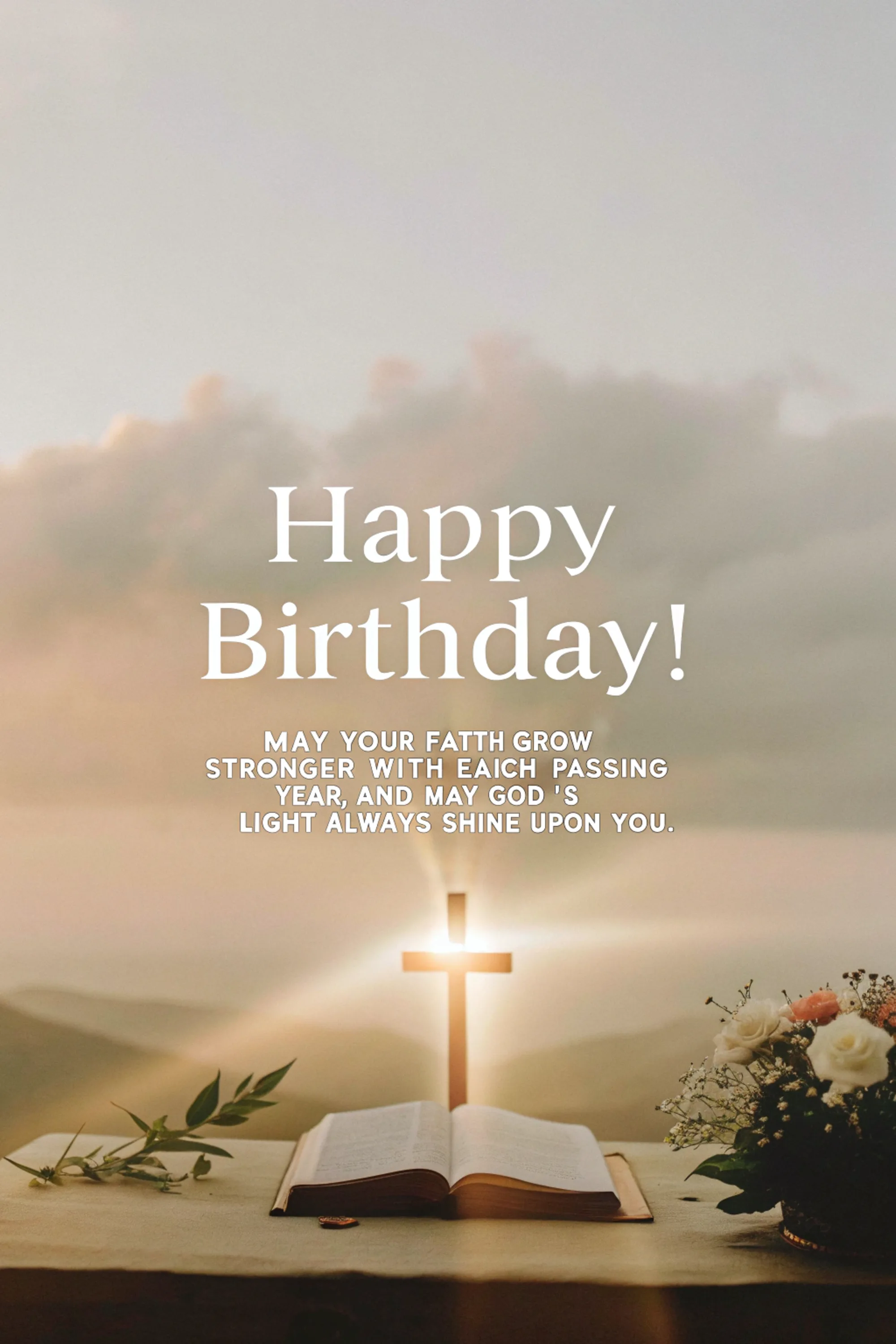 a prayerful birthday wish