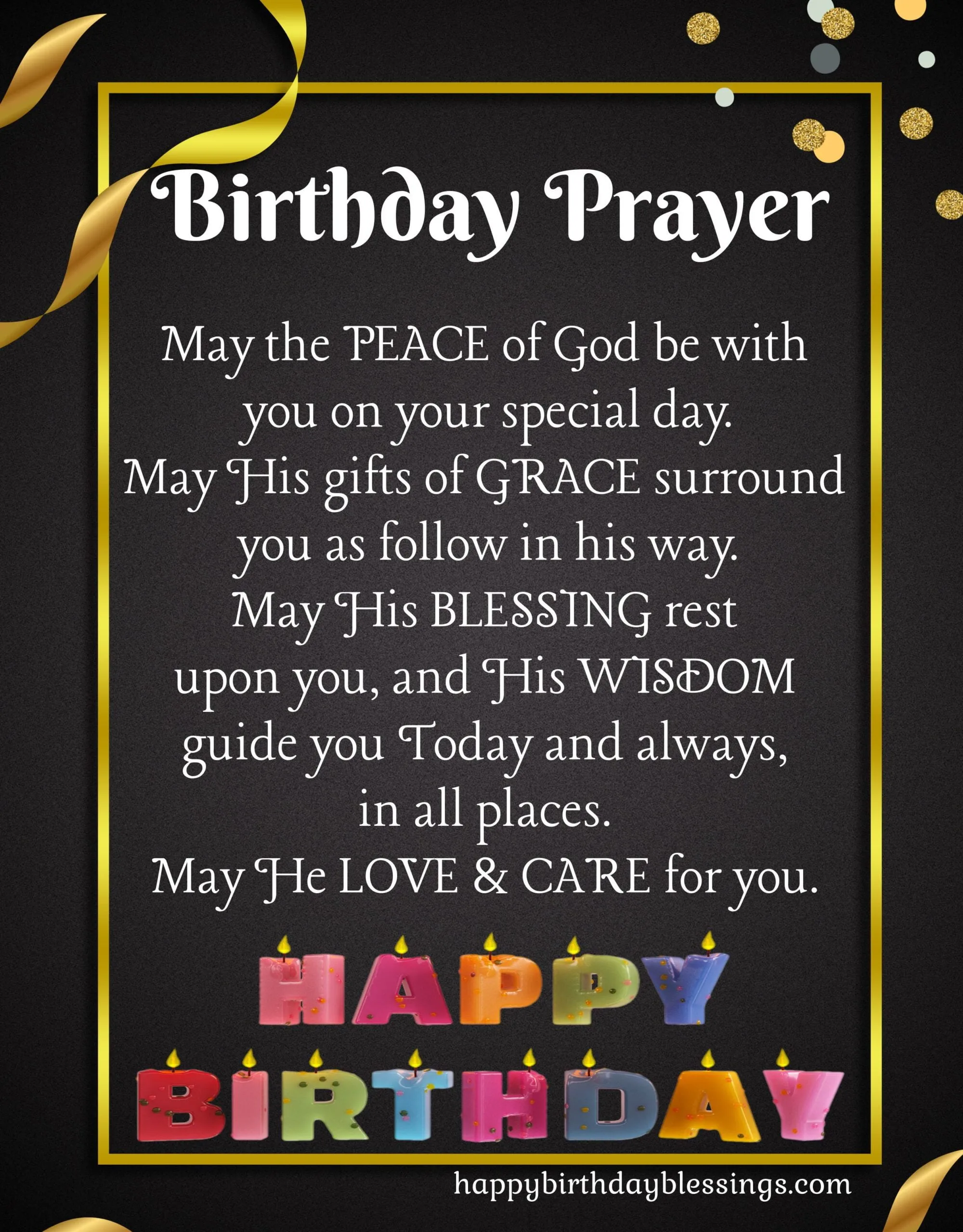 birthday prayers and blessings