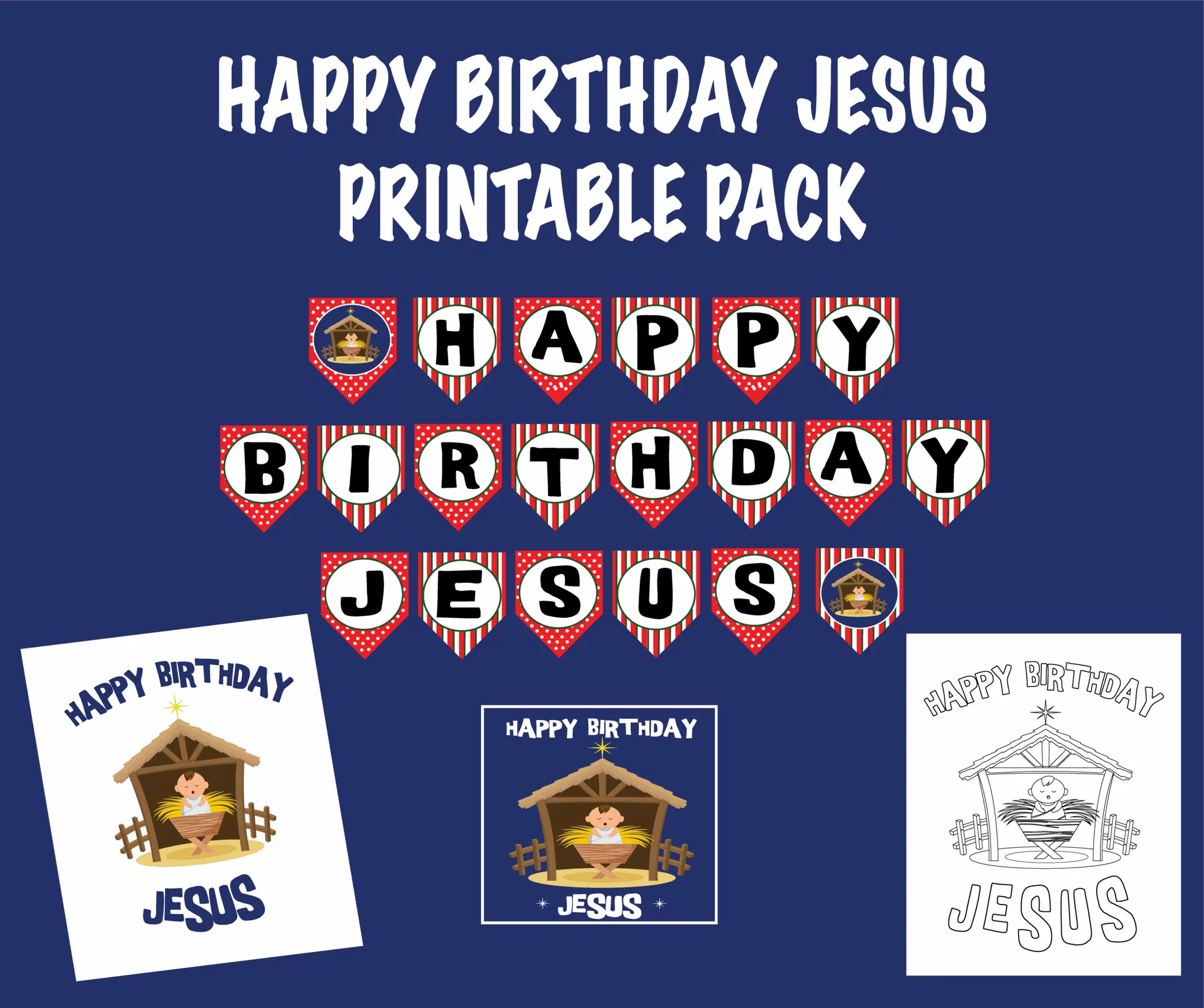 when was jesus's birthday printable page 4