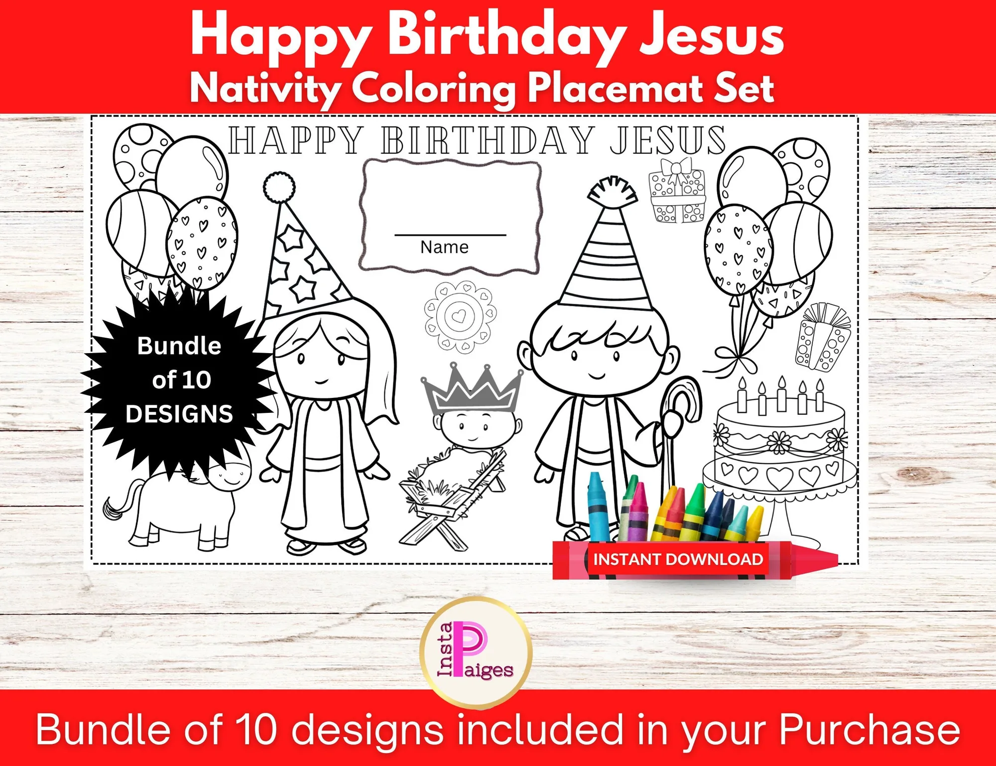 when was jesus's birthday printable page 5