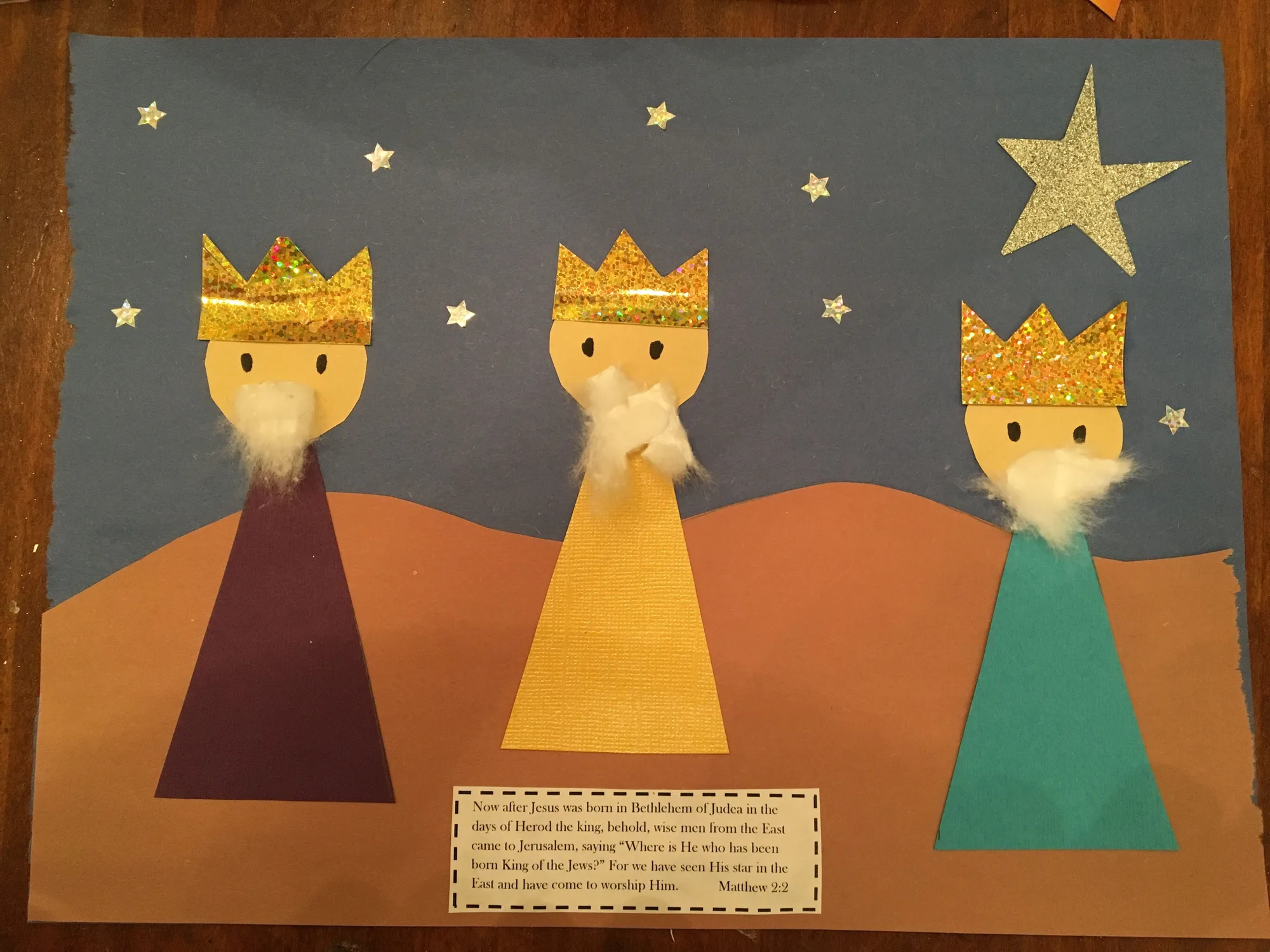 Wise men crafts for kids